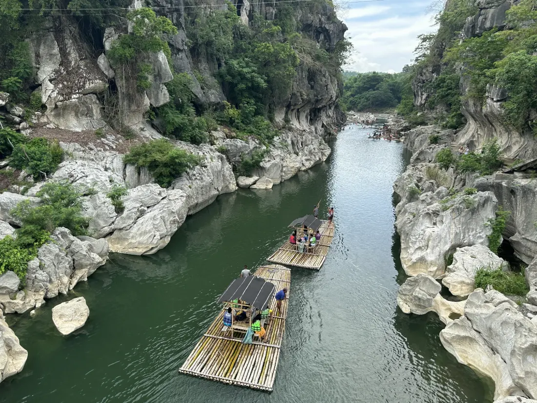 Bamboo Rafting on the Roseau River